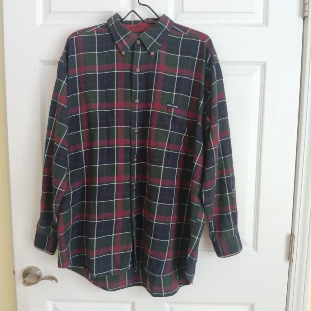 Vintage Woods & Woods Flannel Shirt XL